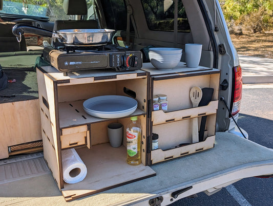 Mini Chuck Box Camping Kitchen by Anser