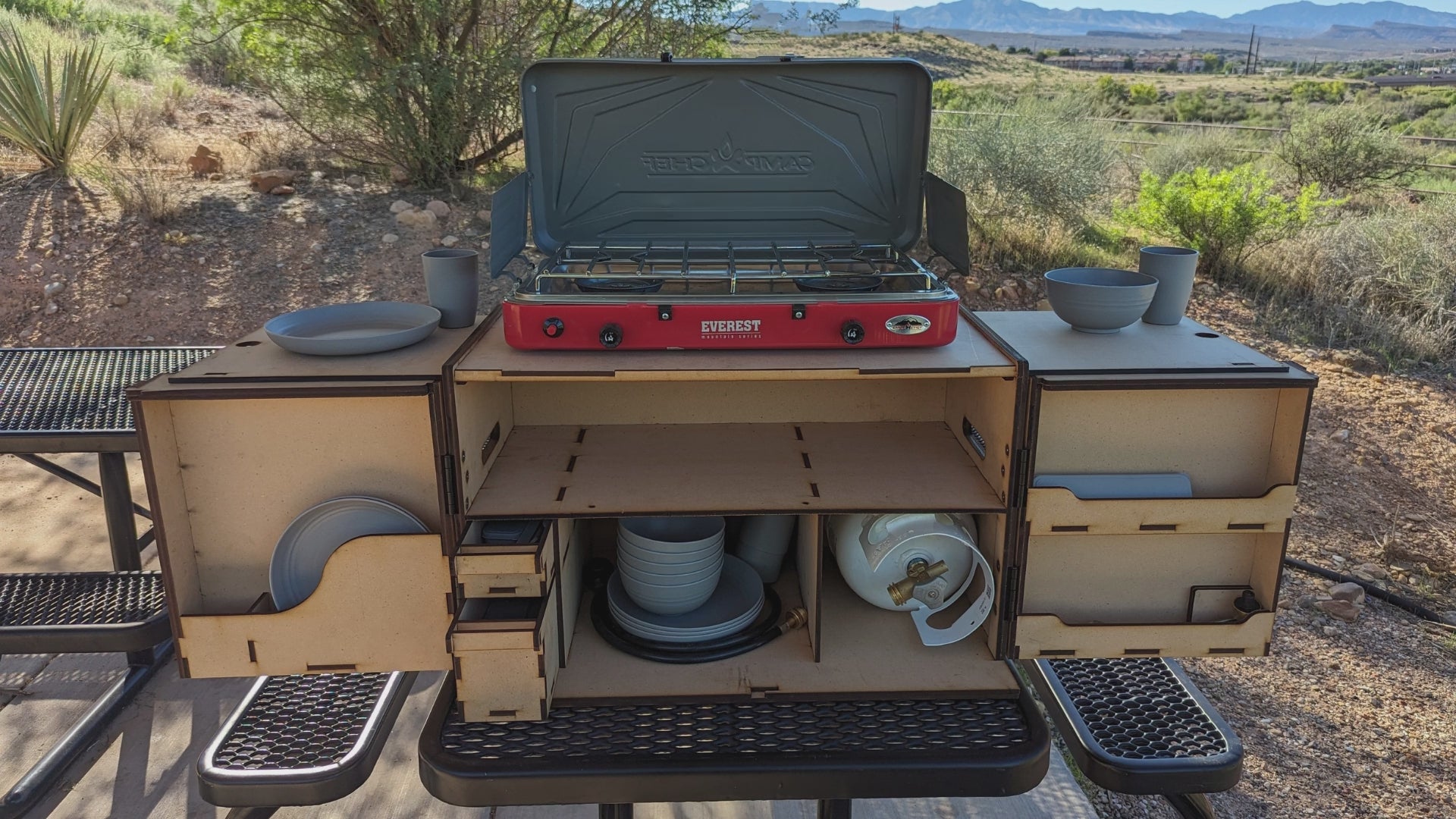 XL Chuck Box Camping Kitchen by Anser – Anser Gear